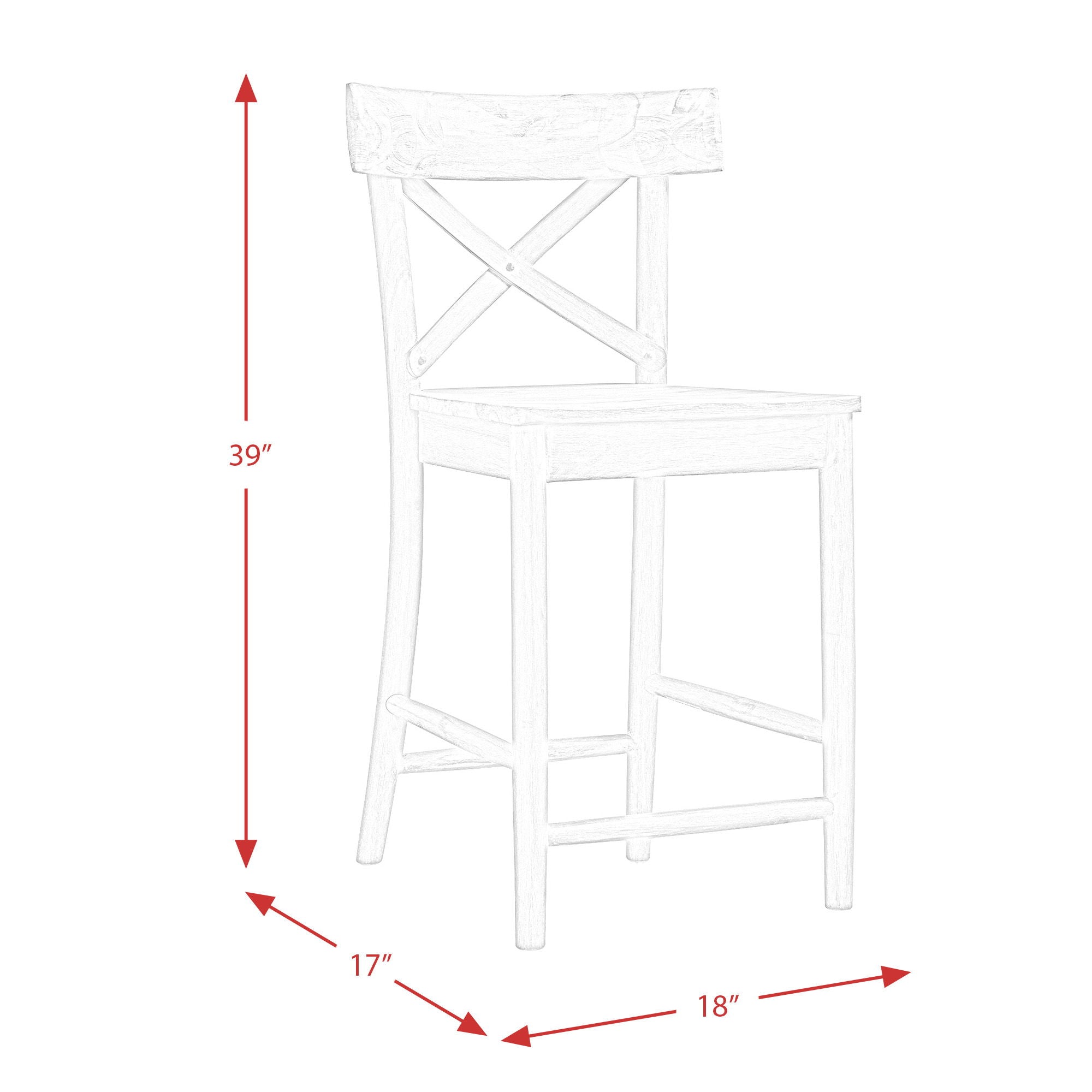 Callista - Round Counter Height 5 Piece Dining Set (Table And Four Stools) - Beach
