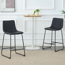 Retro Bar Chairs, Comfortable Stools (Set of 2)