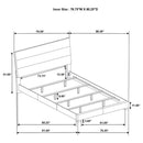 Felicity - Contemporary Panel Bed Bedroom Set