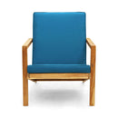 Celestaria - 3 Piece Outdoor Chat Set With Adirondack Chairs, Cushions And Side Table