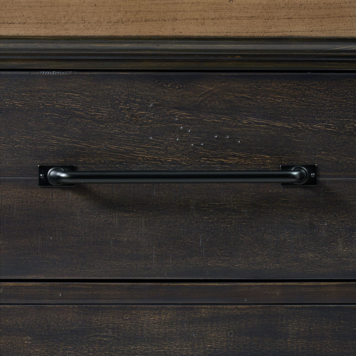 Montrose Server And Hutch With LED Light in Espresso And Brown by Elements International, view 2