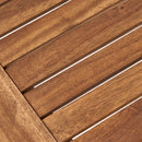 2 Piece Patio Set With Open-Back Loveseat And Coffee Table - Beige / Brown