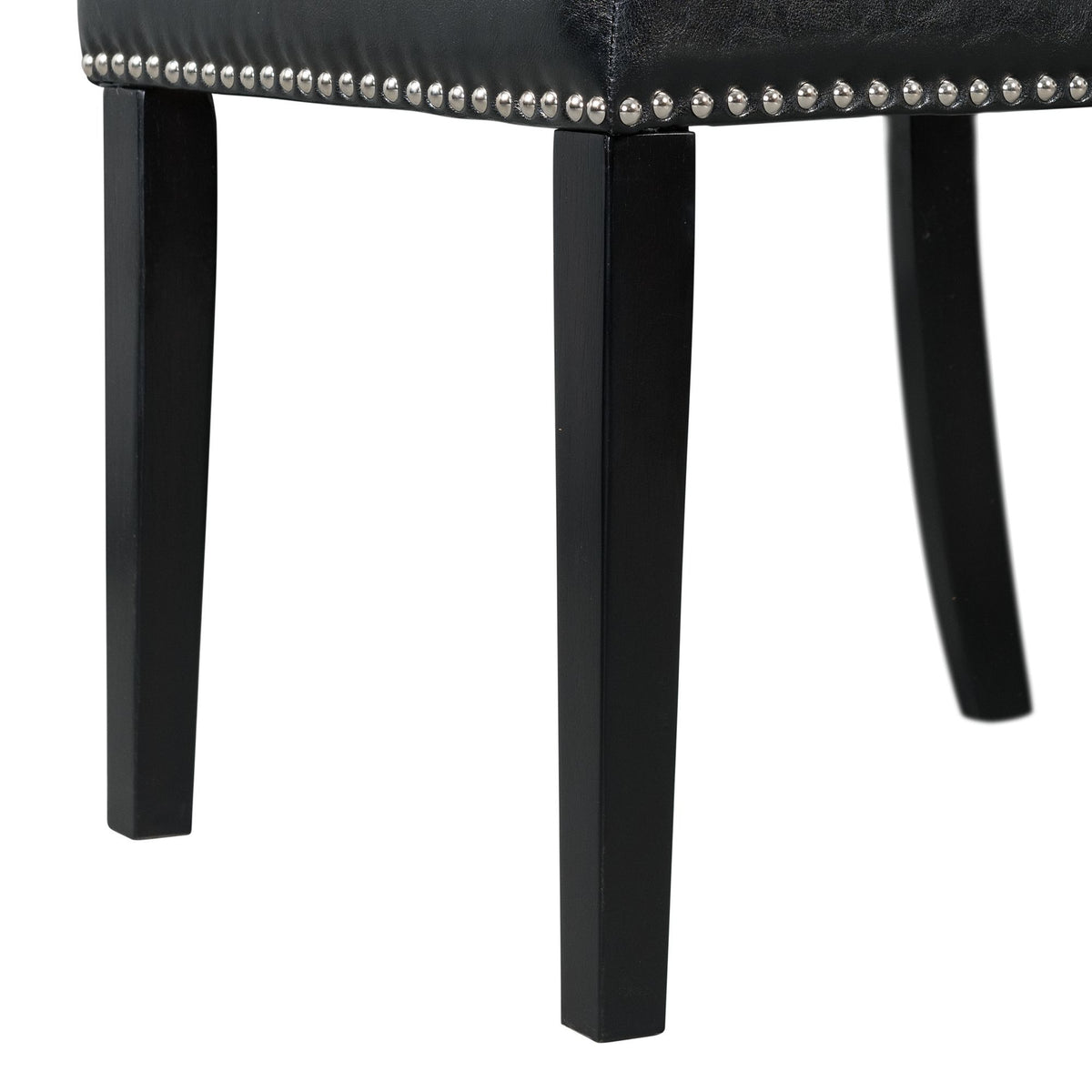 Meridian Dining Side Chair (Set of 2) in Black by Elements International, view 8