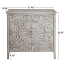 2 Door Cabinet, Suitable For Bedroom - Light Gray