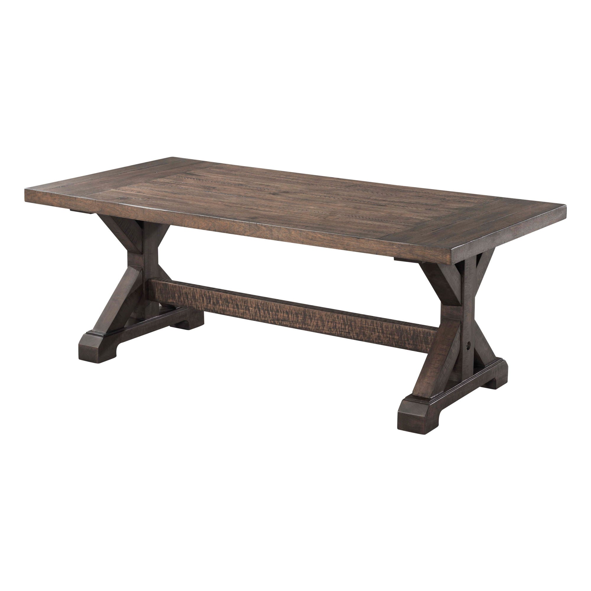 Finn Trestle Table in Dark Brown by Elements International
