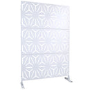 Outdoor & Indoor Metal Privacy Screen, Freestanding Decorative Panels