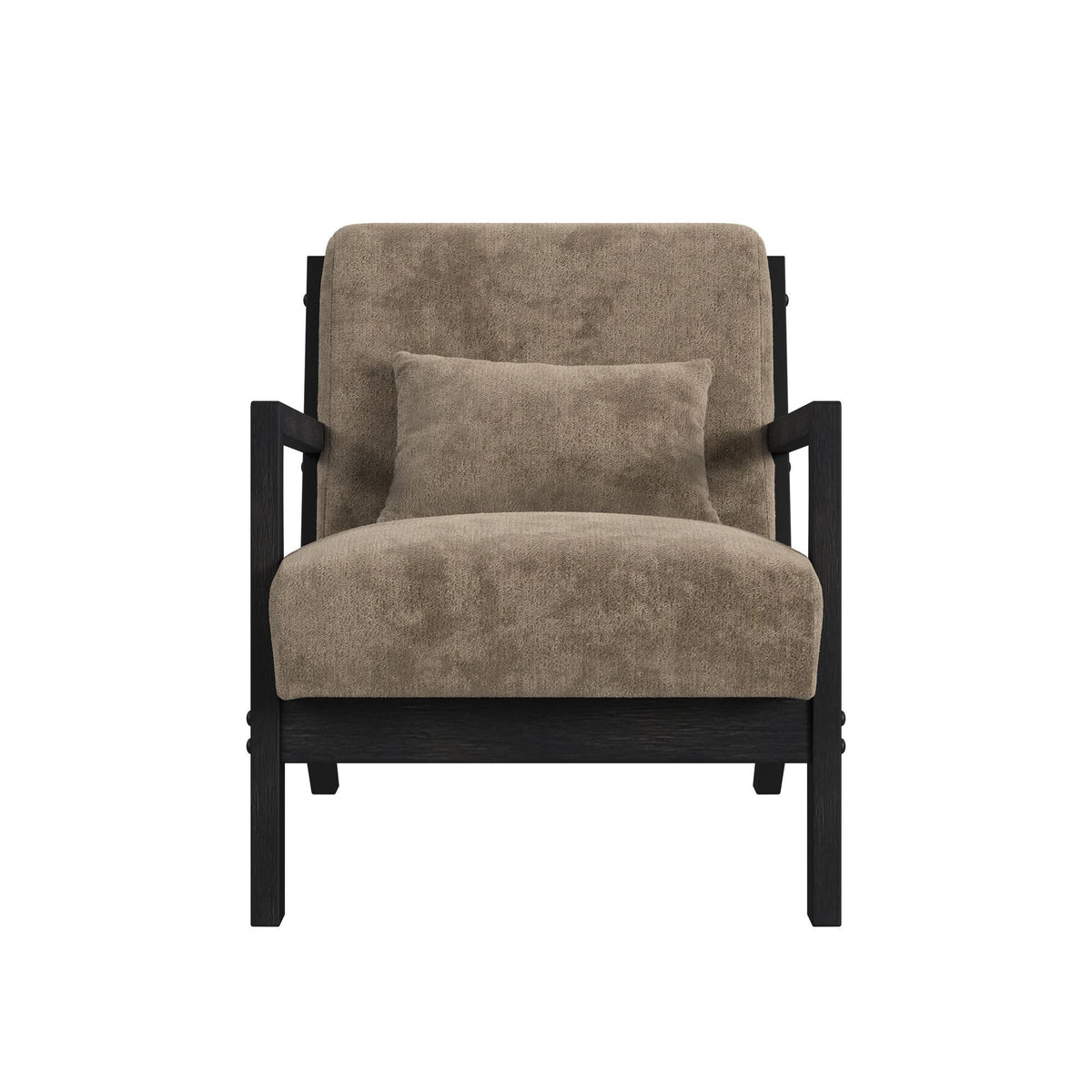 Marina Chair With Kidney Pillow in Beige by Elements International, view 6