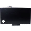 Heavy Duty 5 Gallon Steel Hydraulic Fluid Reservoir Tank With Mounting Foot, 14 Gauge - Black