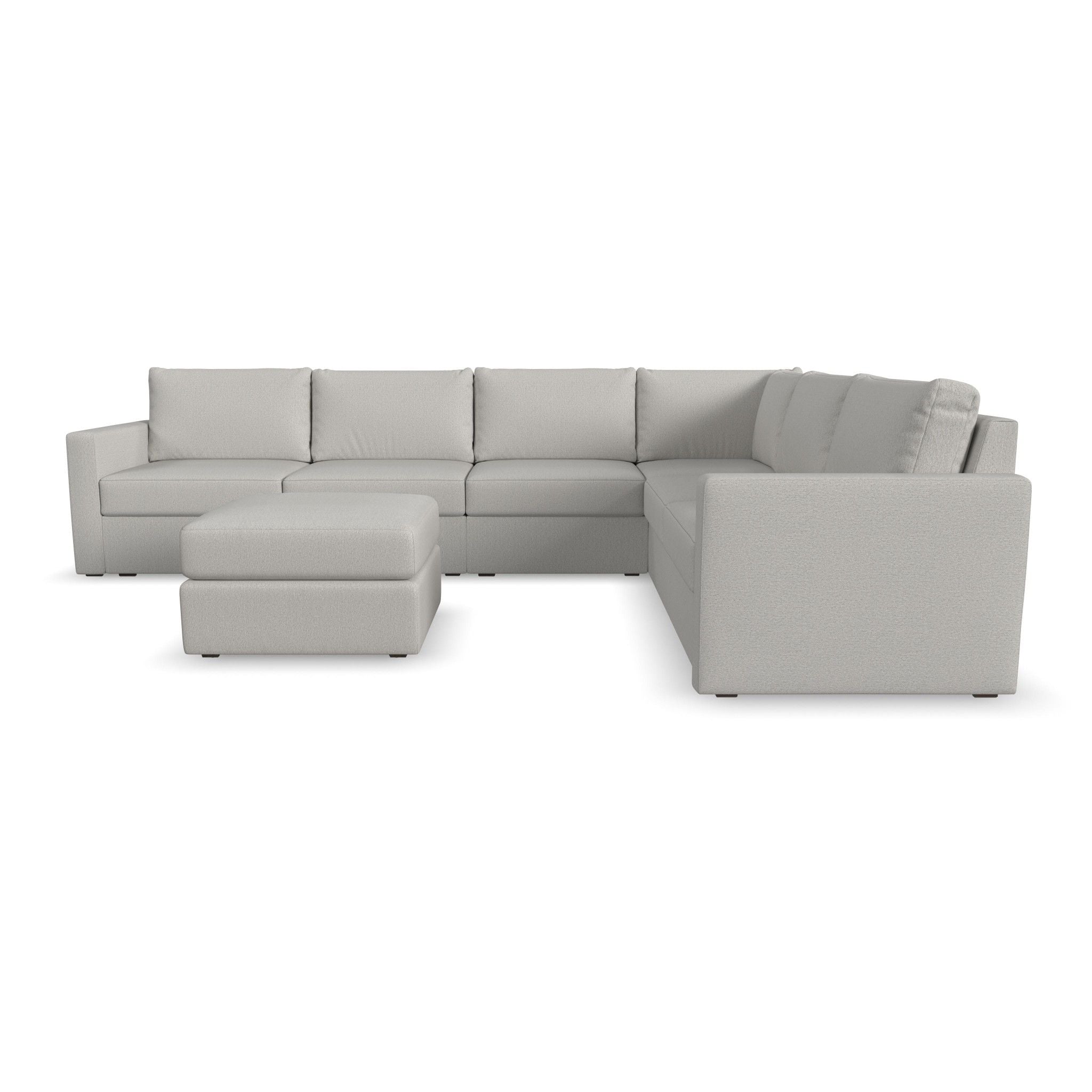Flex - Sectional with Standard Arm and Ottoman