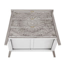 3 Drawer Cabinet, American Furniture, Suitable For Bedroom, Living Room - Light Gray