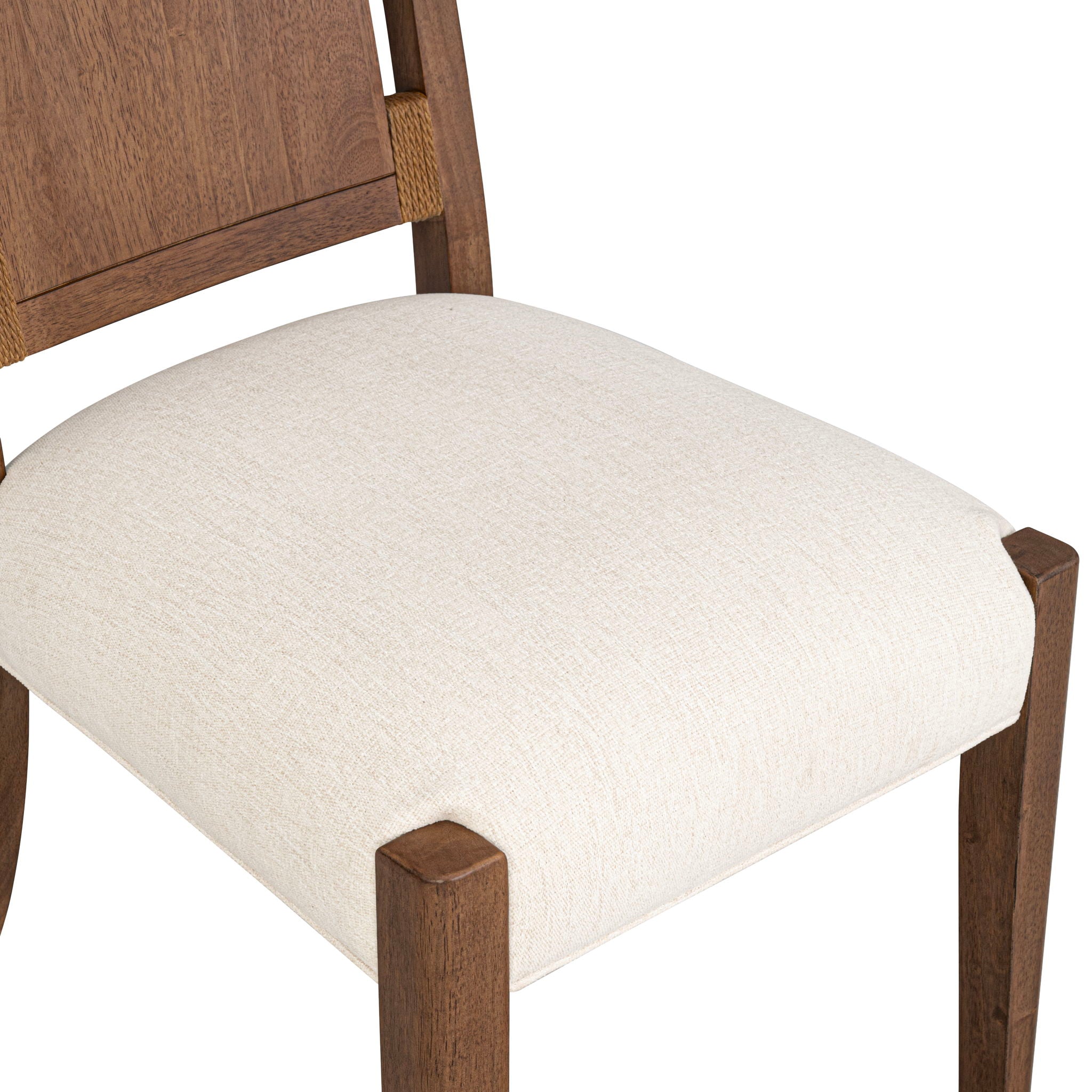 Lincoln - Upholstered Dining Chair - Brown / Milk