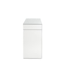 Nysa - 31" Vanity Desk - Mirrored & Faux Crystals