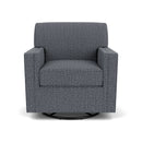 Nora - Swivel Chair - Dark Gray - Atlantic Fine Furniture Inc