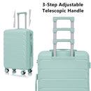 3 Pieces Set 20" / 24" / 28" Spinner Wheel Luggage With Combination Lock