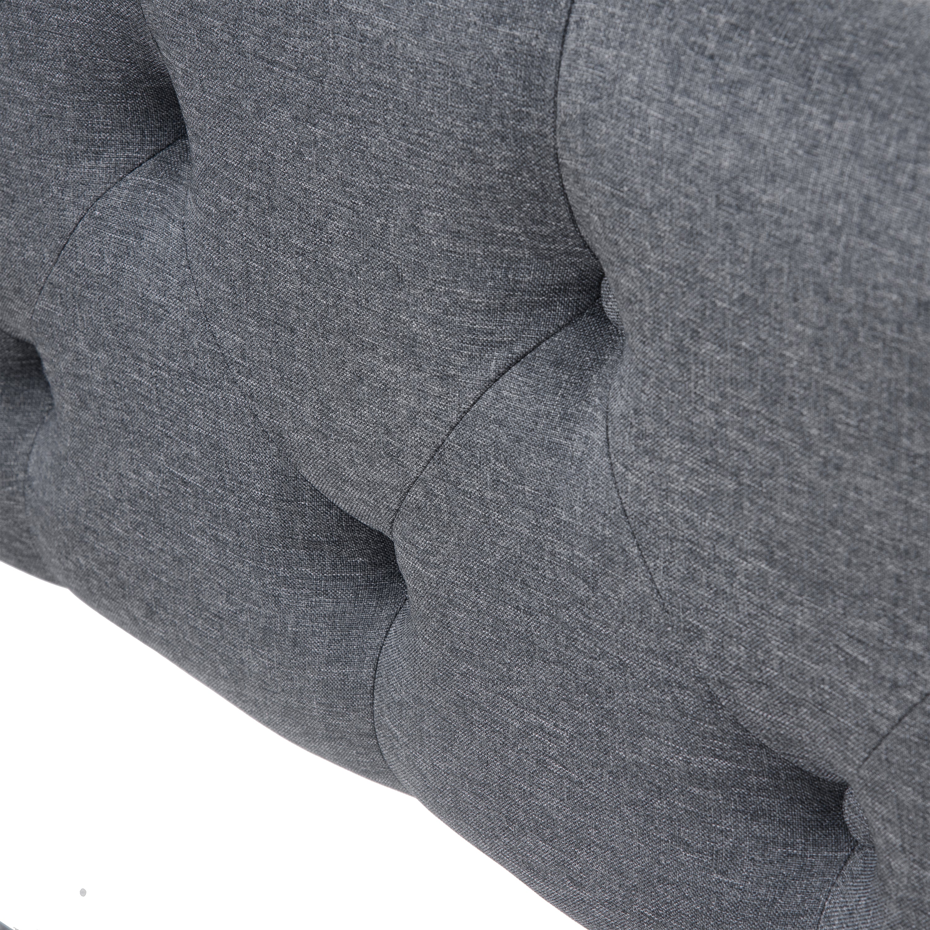 Full Size Vintage Upholstery Daybed with Trundle,Gray - Atlantic Fine Furniture Melbourne FL