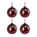 Christmas Ball Glass Decorative Hanging Ball Christmas Tree Ornaments, For Holiday Party Decorations