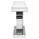 Nysa - 47"L Console Table - Mirrored & Faux Crystals