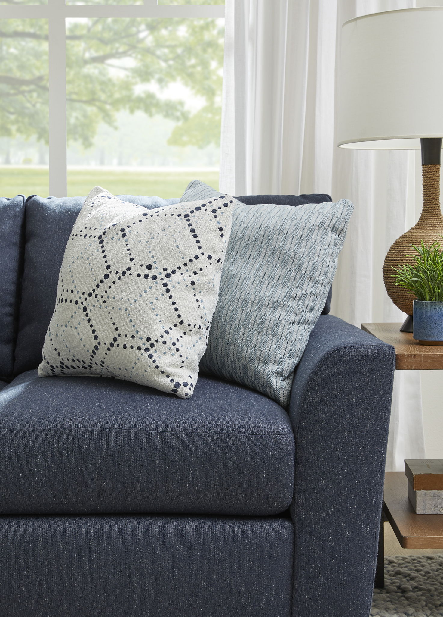 Corazon - Fabric Stationary Sofa