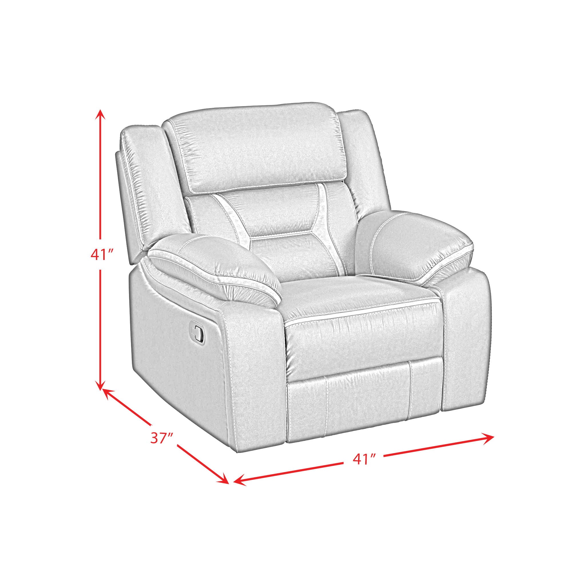 Engage - Motion Recliner - Corral Gray