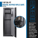 7.87 Cubic Ft Keypad Rifle Safe - Black