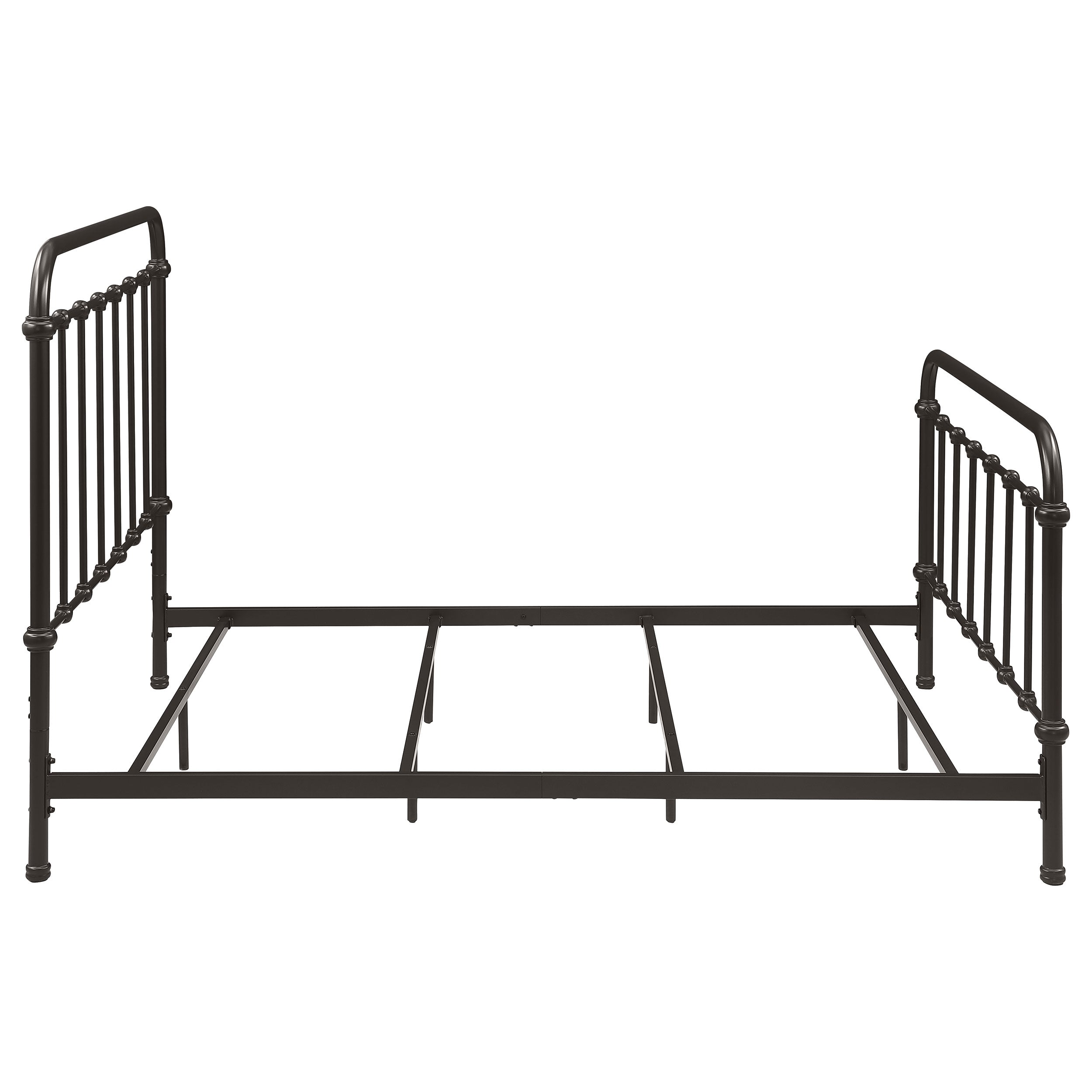 Livingston Metal Full Open Frame Bed Dark Bronze — view 8
