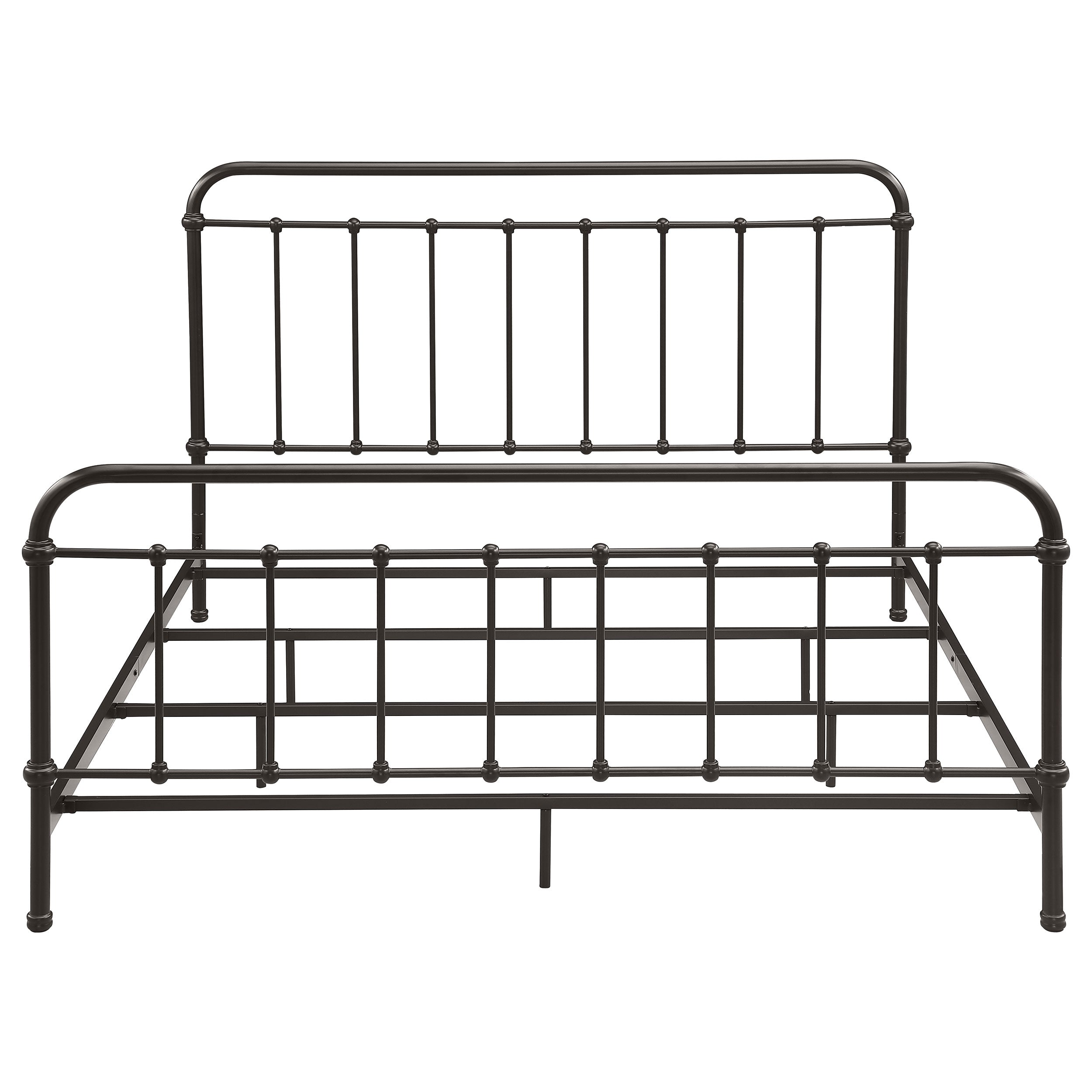 Livingston Metal Eastern King Open Frame Bed Dark Bronze — view 3
