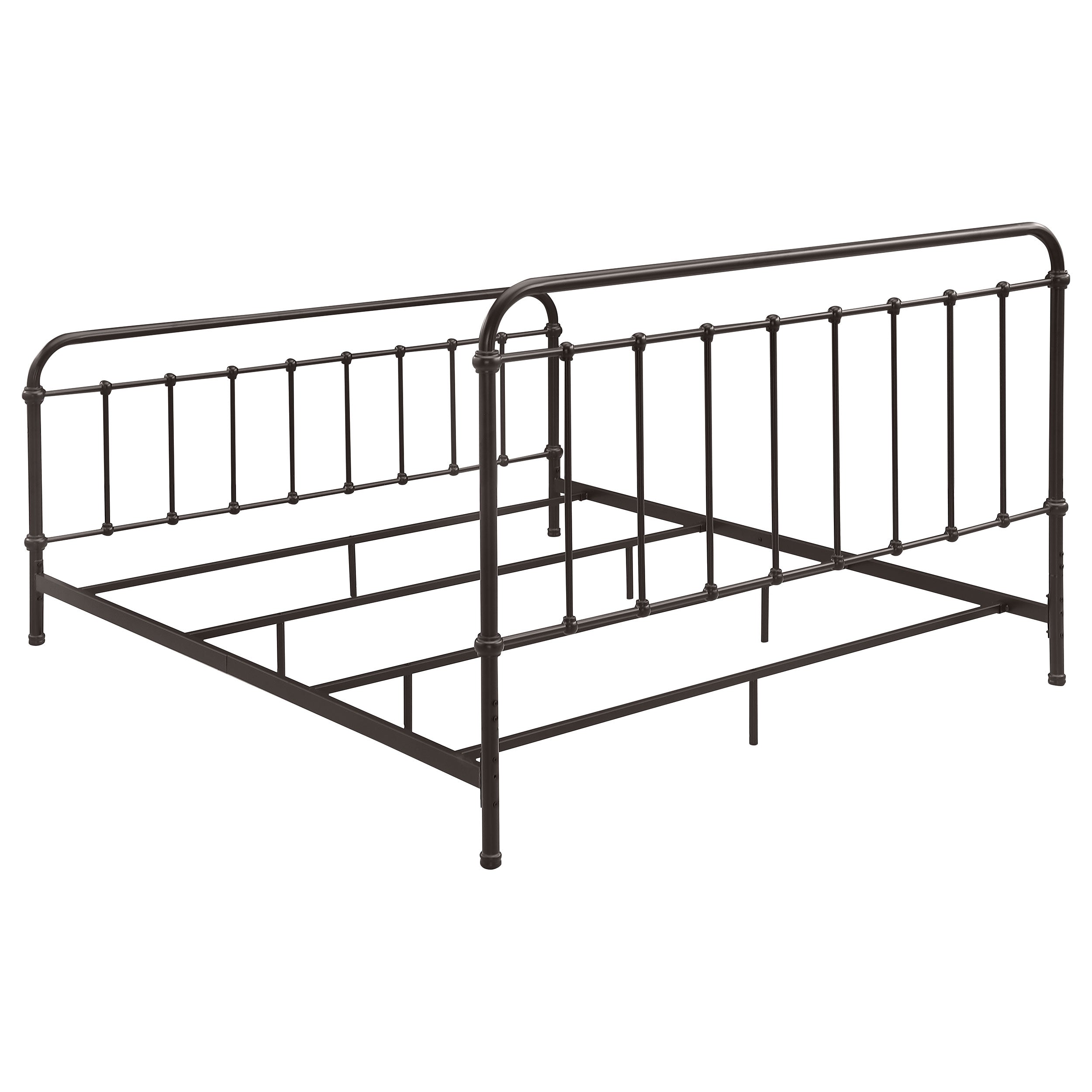 Livingston Metal Eastern King Open Frame Bed Dark Bronze — view 6