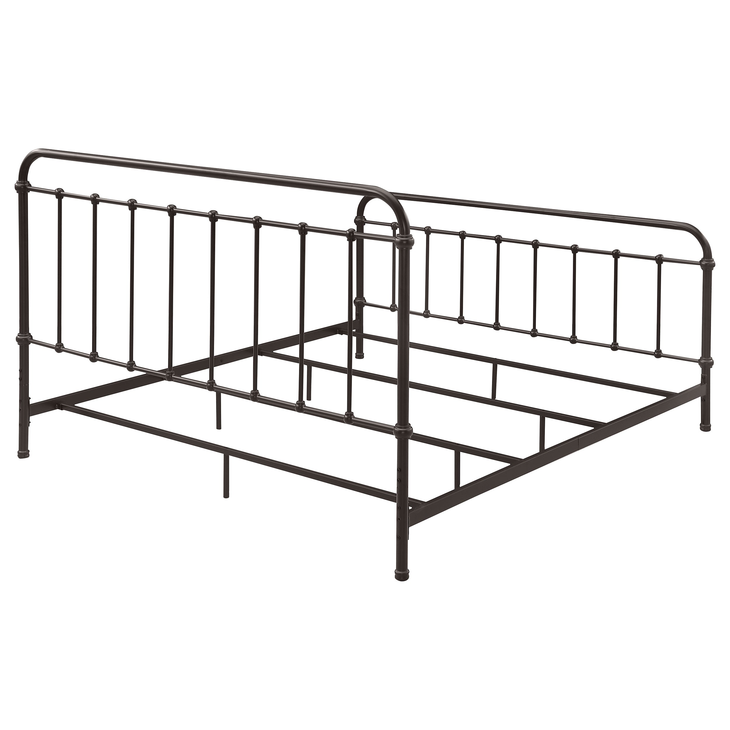 Livingston Metal Eastern King Open Frame Bed Dark Bronze — view 7