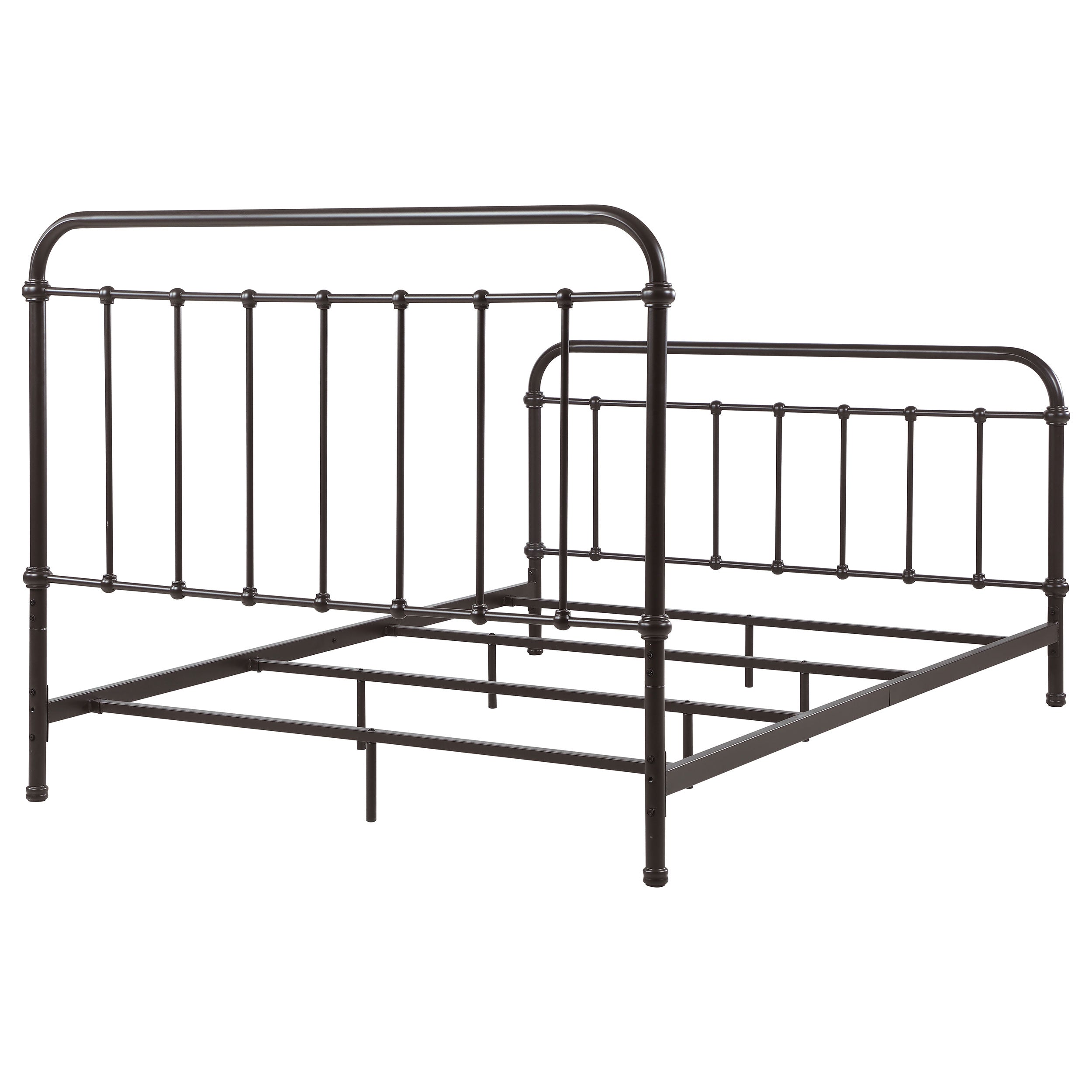 Livingston Metal Queen Open Frame Bed Dark Bronze — view 8