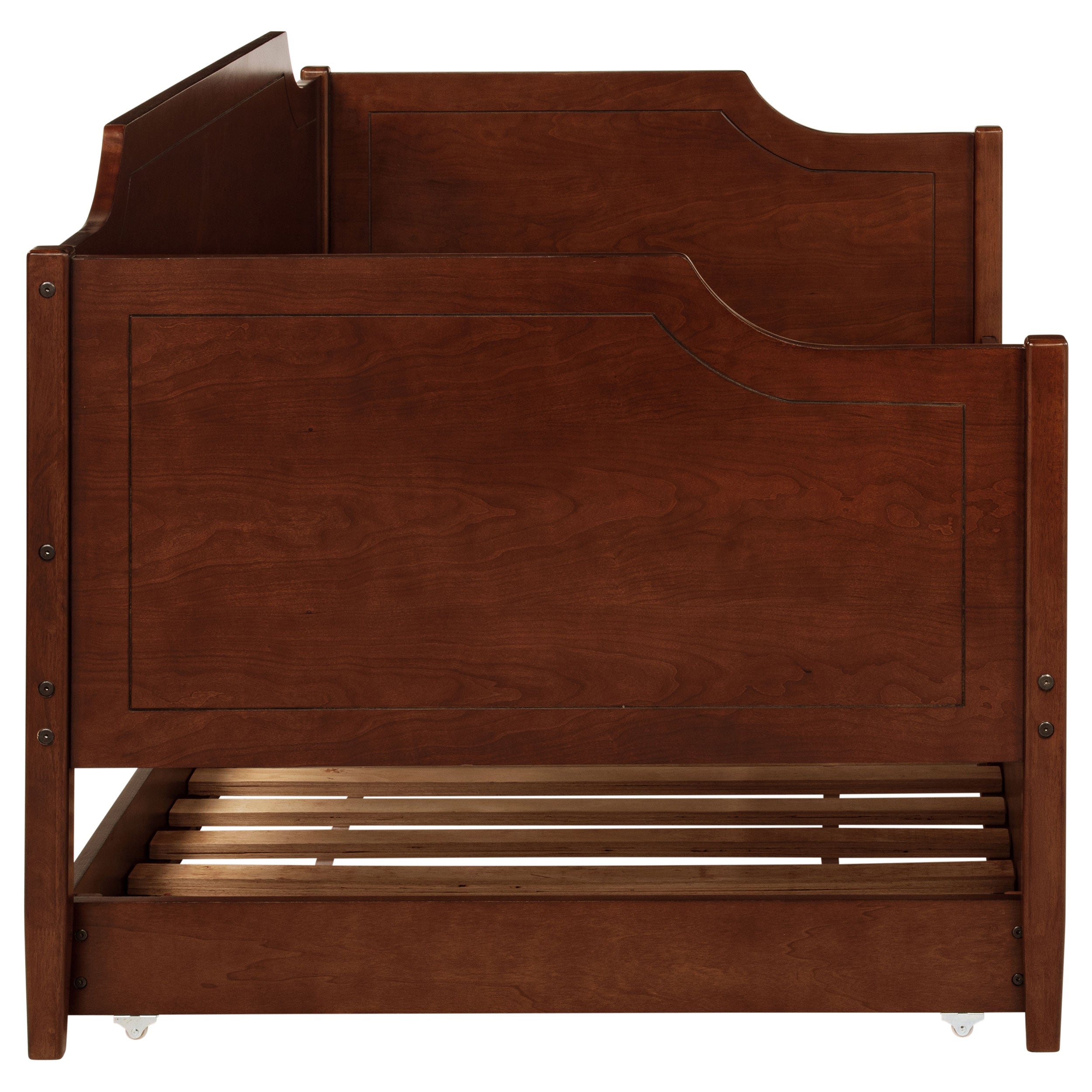 Redding Wood Twin Daybed With Trundle Cherry — view 13