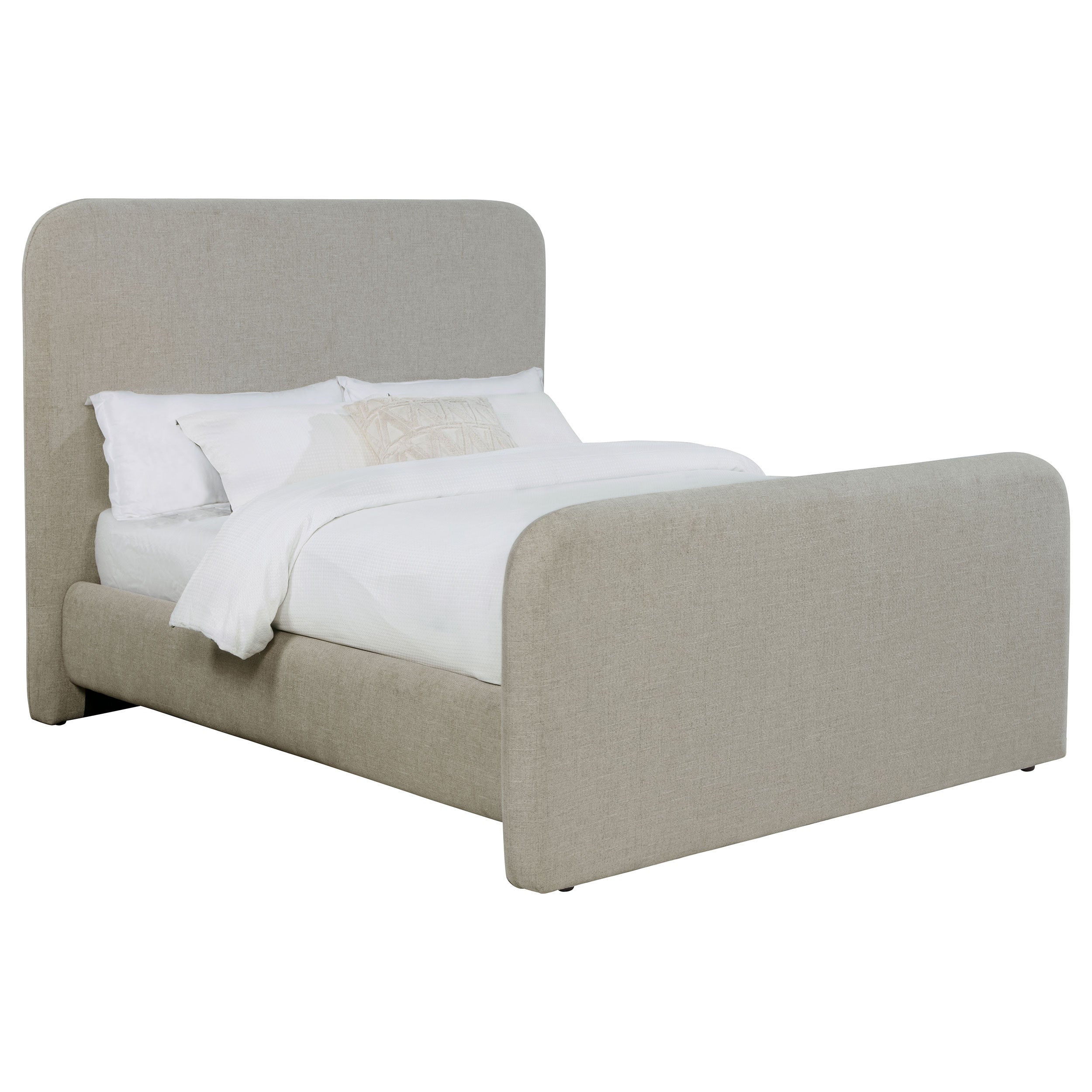 Wren Upholstered Queen Panel Bed Grey — view 3