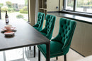 Nikki - Modern, High-End Tufted Solid Wood Contemporary Velvet Upholstered Dining Chair With Wood Legs Nailhead Trim (Set of 2)