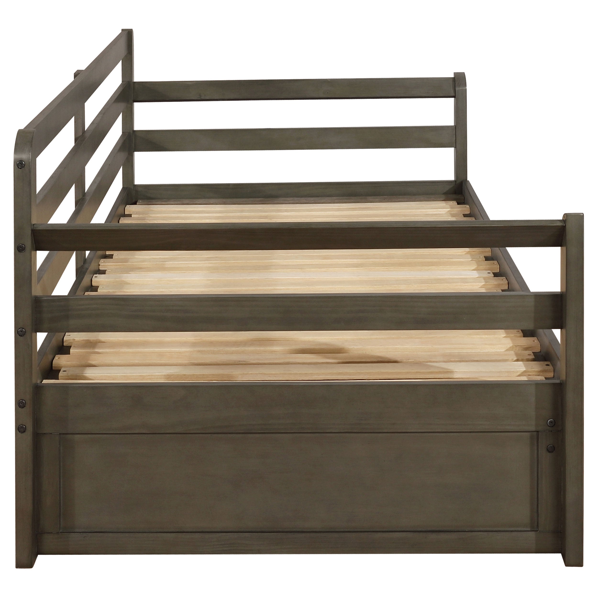 Sorrento 2-drawer Twin XL Daybed with Extension Trundle Grey — view 13