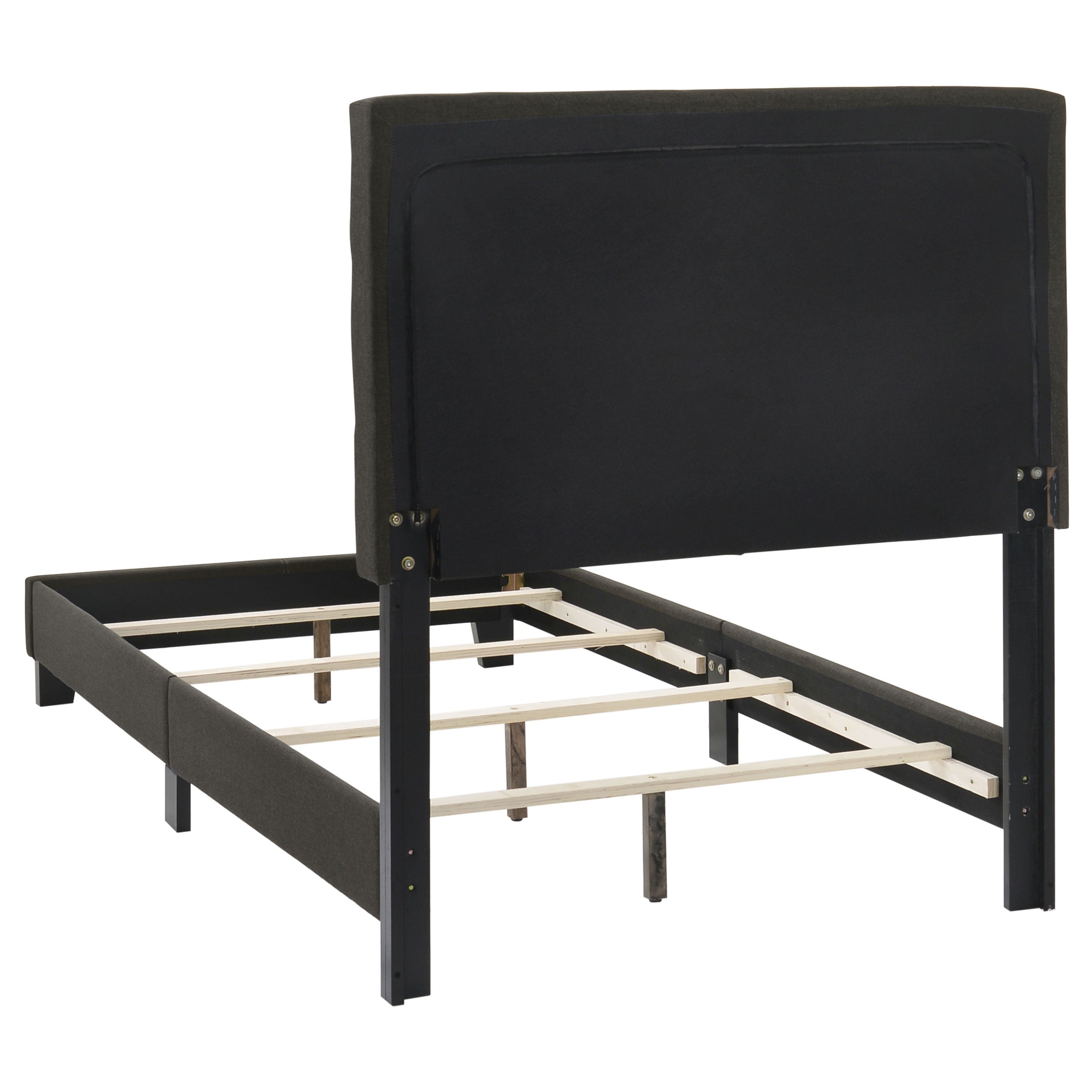 Mapes Upholstered Twin Panel Bed Charcoal — view 4