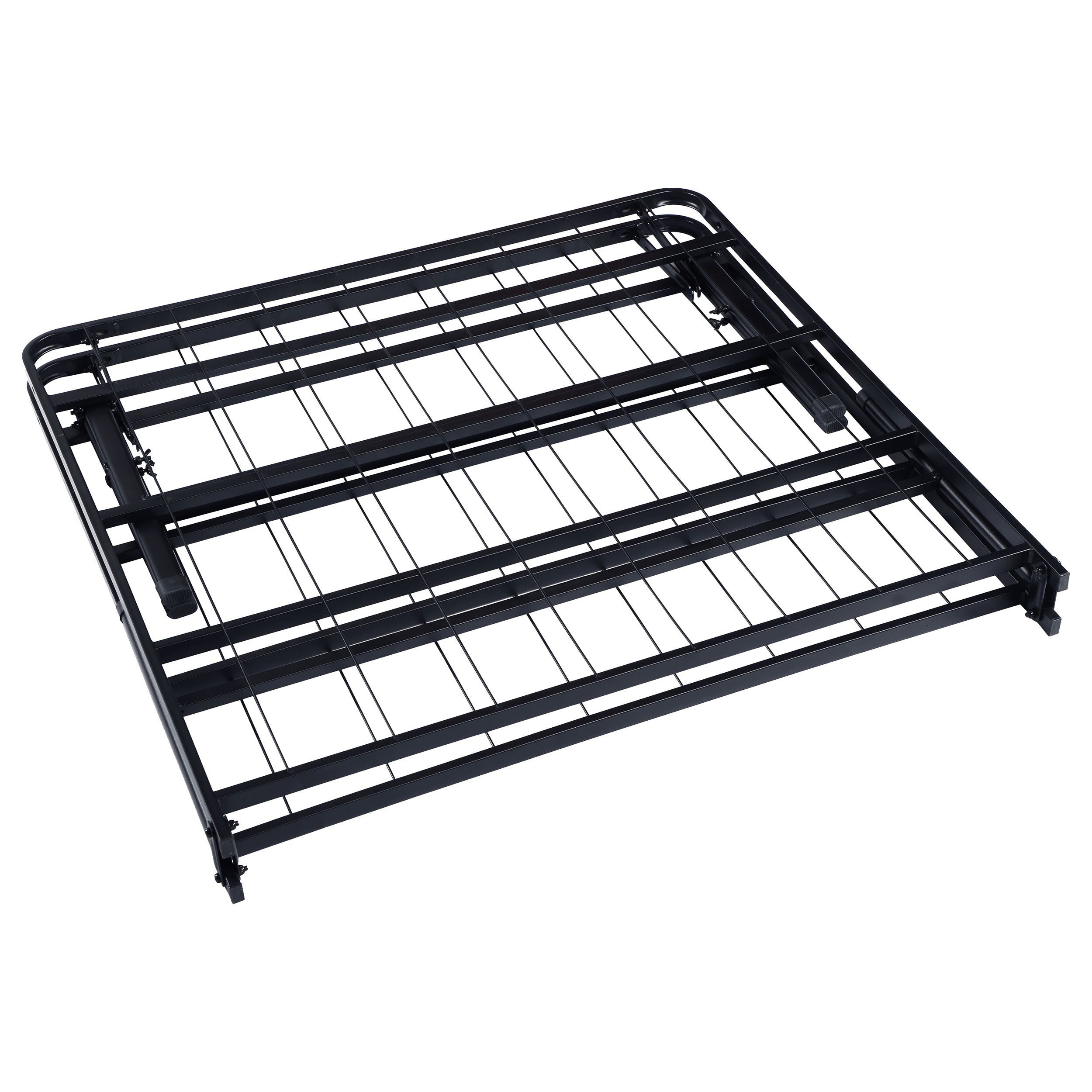 Mabel Metal Twin Mattress Support Platform Bed Black — view 6