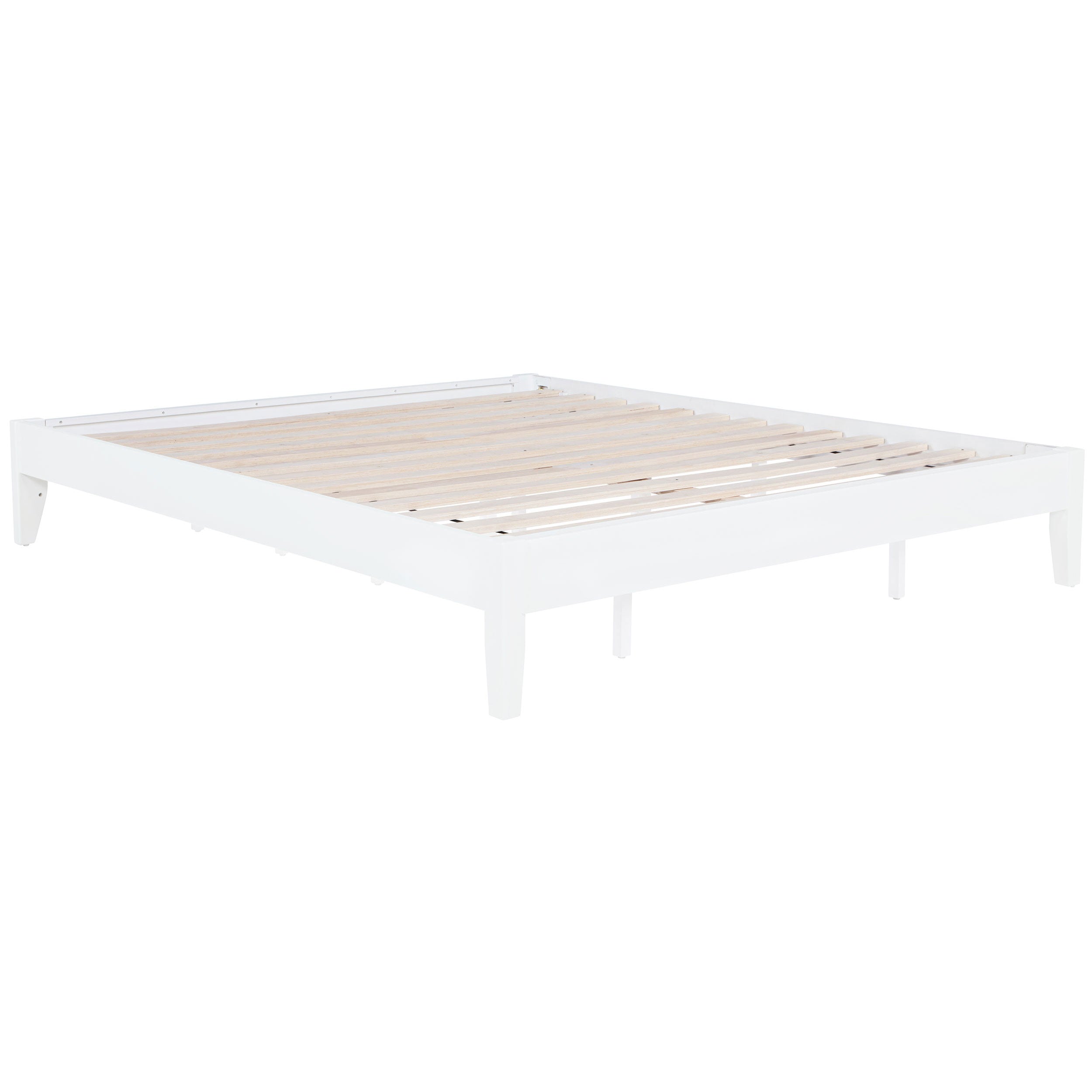 Hounslow Eastern King Universal Platform Bed White — view 1