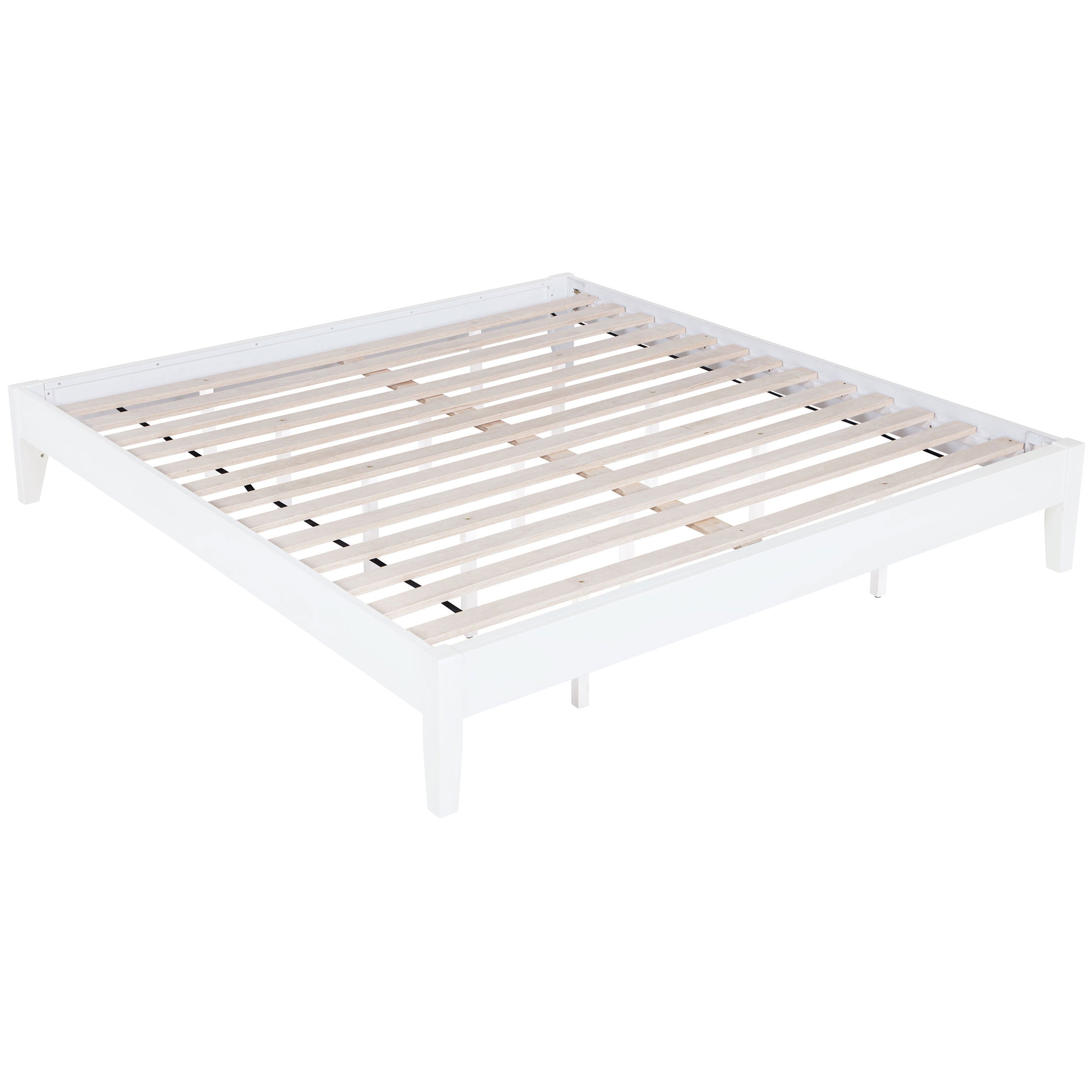 Hounslow California King Universal Platform Bed White — view 5
