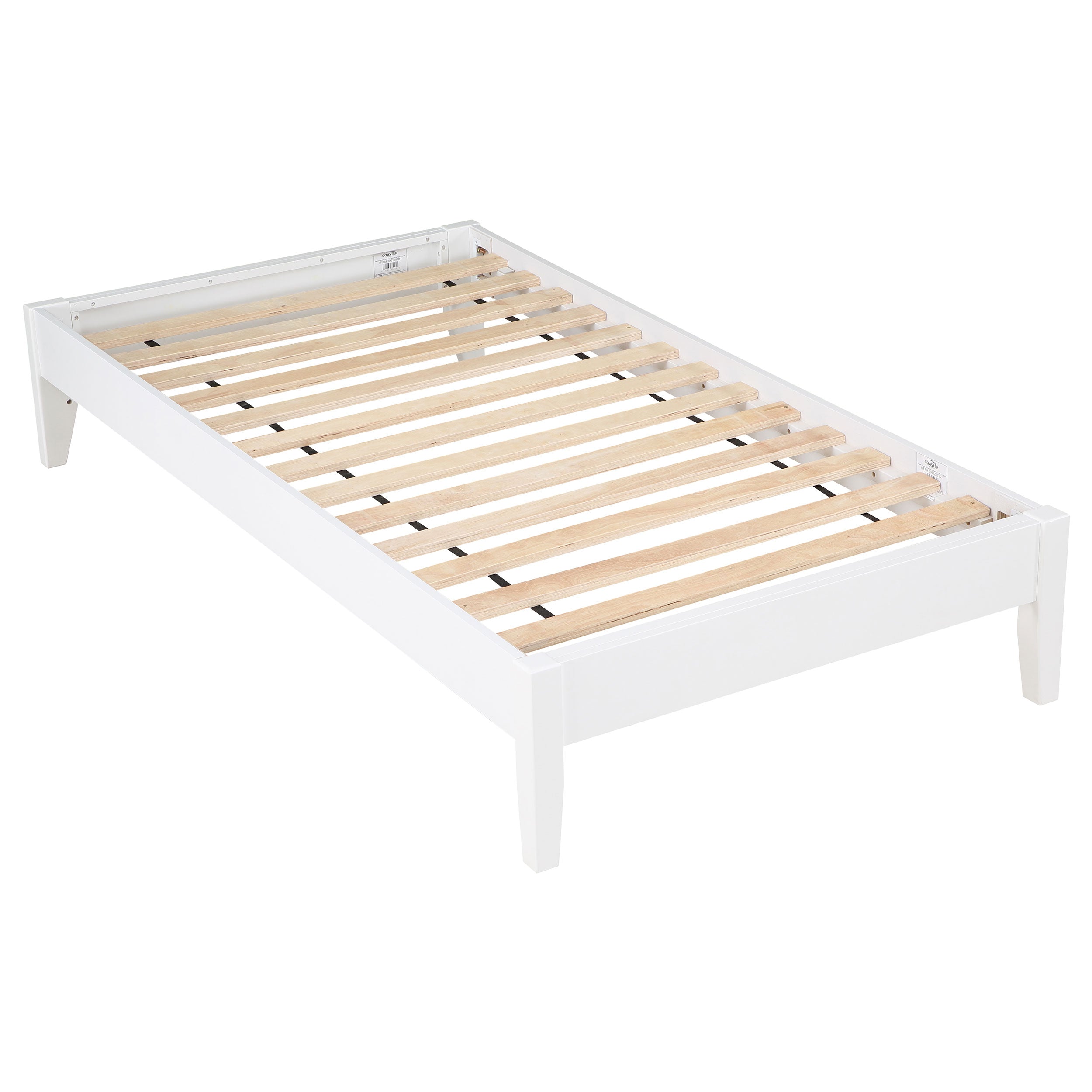 Hounslow Twin Universal Platform Bed White — view 4