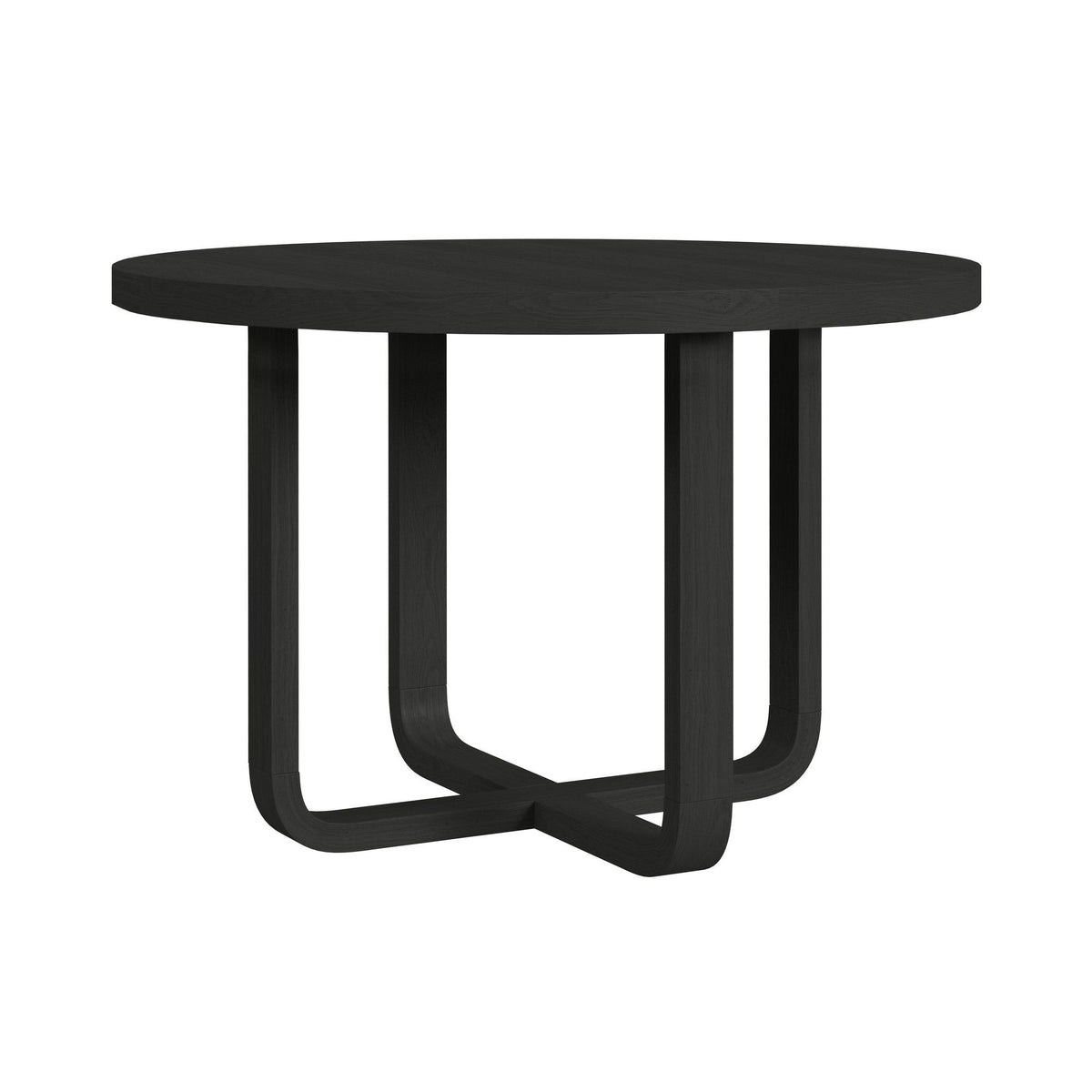 Ridgemont Round Dining Table in Black by Elements International, view 2