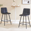 Bar Chair Set Comfortable With Metal Legs And Ergonomic Design