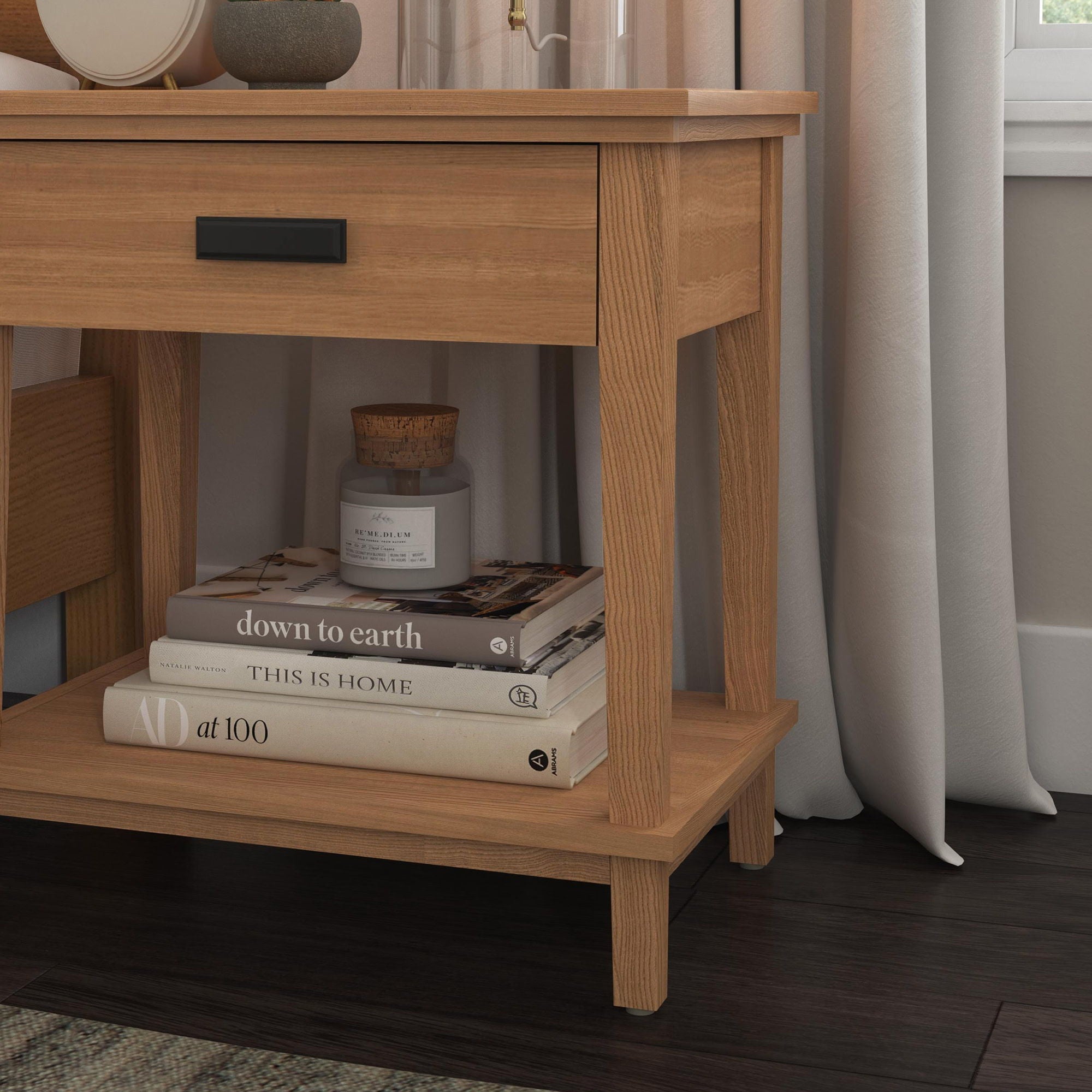 Oak Park - Open Back Nightstand