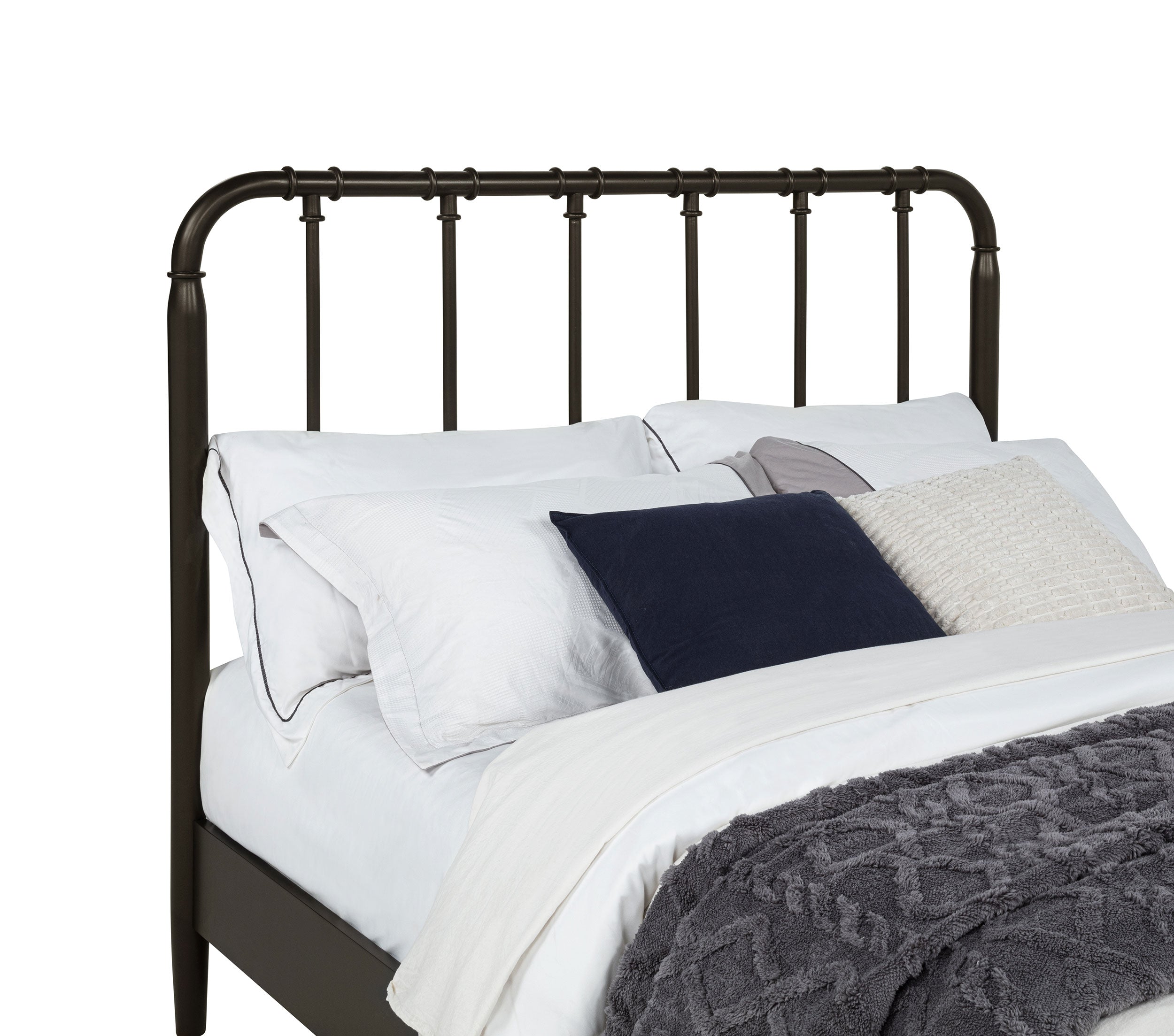 Rocco All Wood Water Pipe Open Frame Full Bed Dark Bronze — view 7