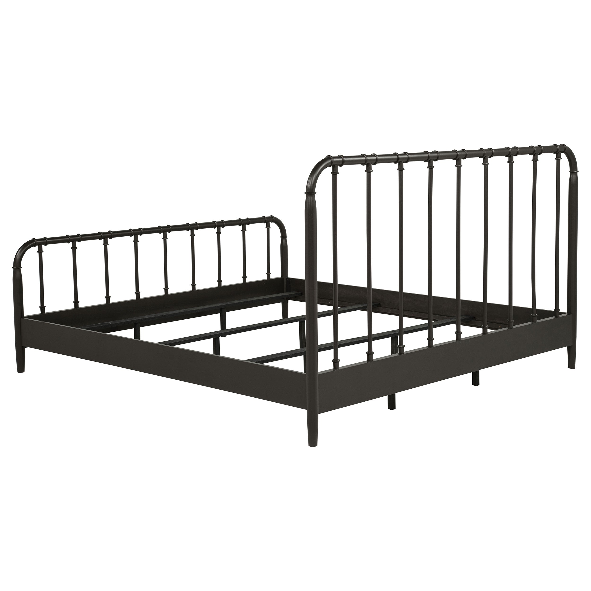 Rocco All Wood Water Pipe Open Frame Eastern King Bed Dark Bronze — view 5