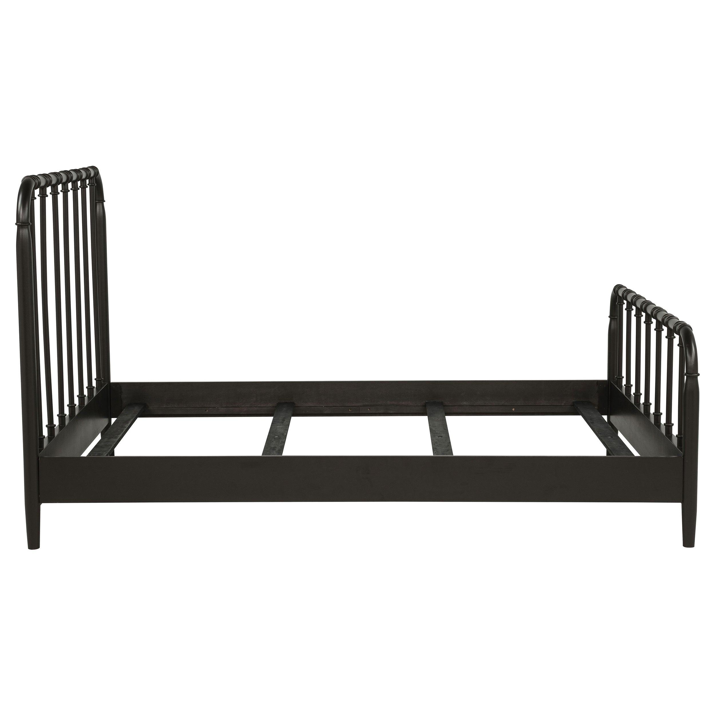 Rocco All Wood Water Pipe Open Frame Queen Bed Dark Bronze — view 6