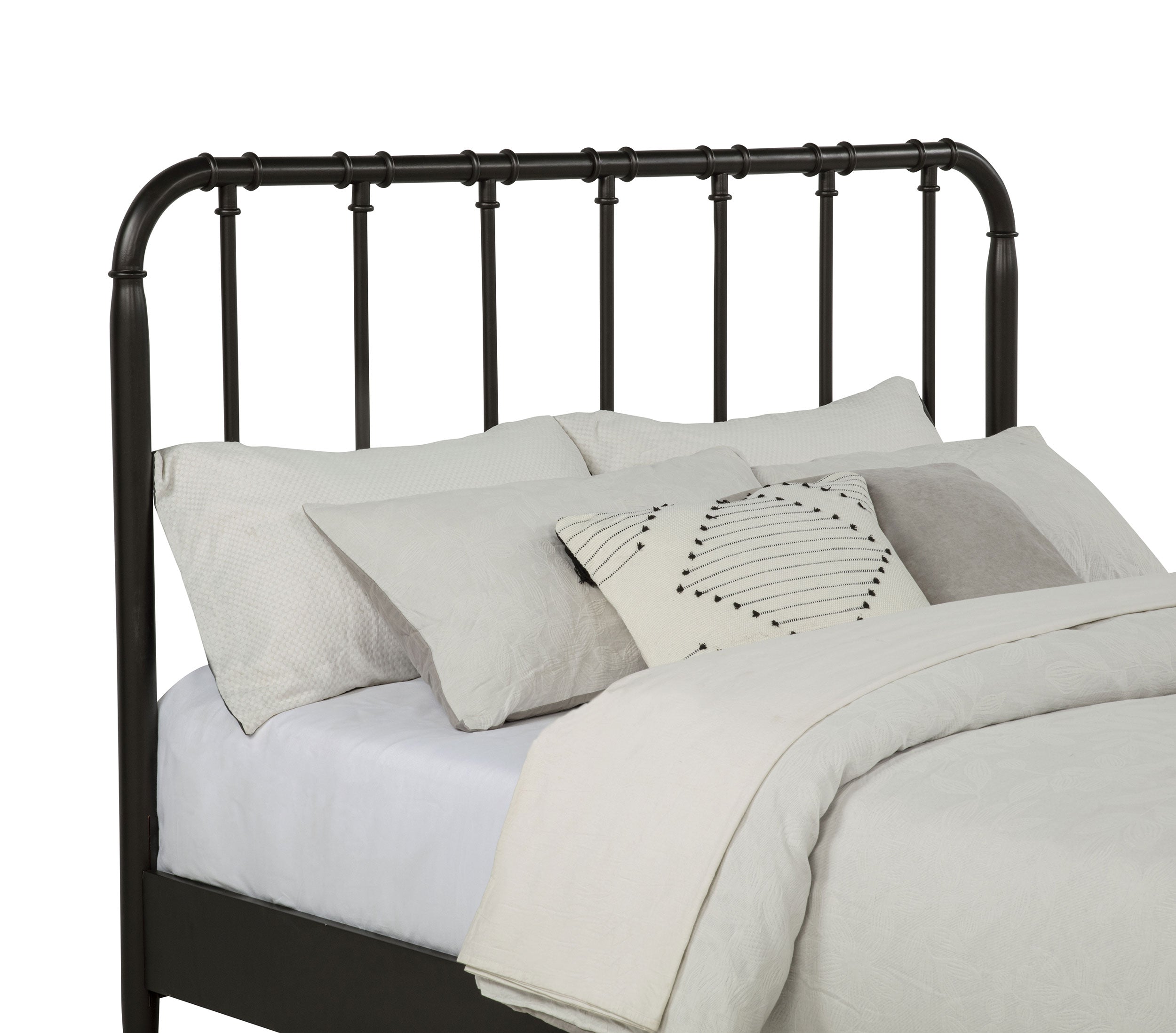 Rocco All Wood Water Pipe Open Frame Queen Bed Dark Bronze — view 7