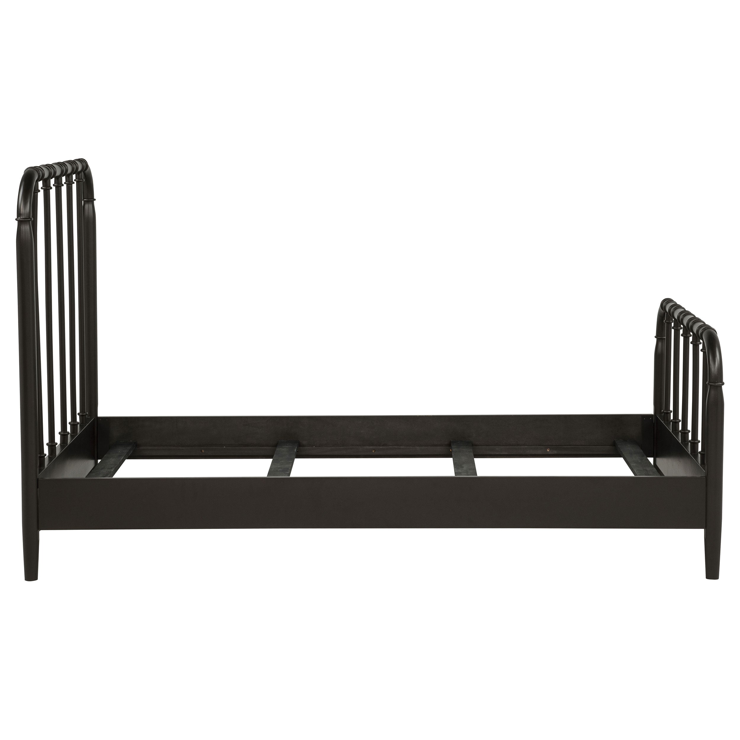 Rocco All Wood Water Pipe Open Frame Twin Bed Dark Bronze — view 6