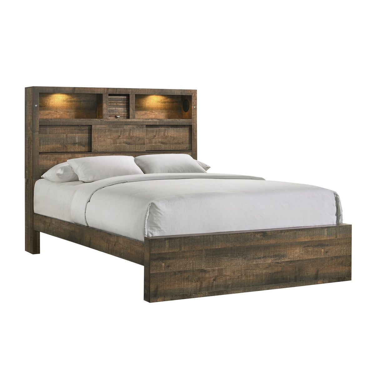 Bailey Music Bed in Dark Brown by Elements International