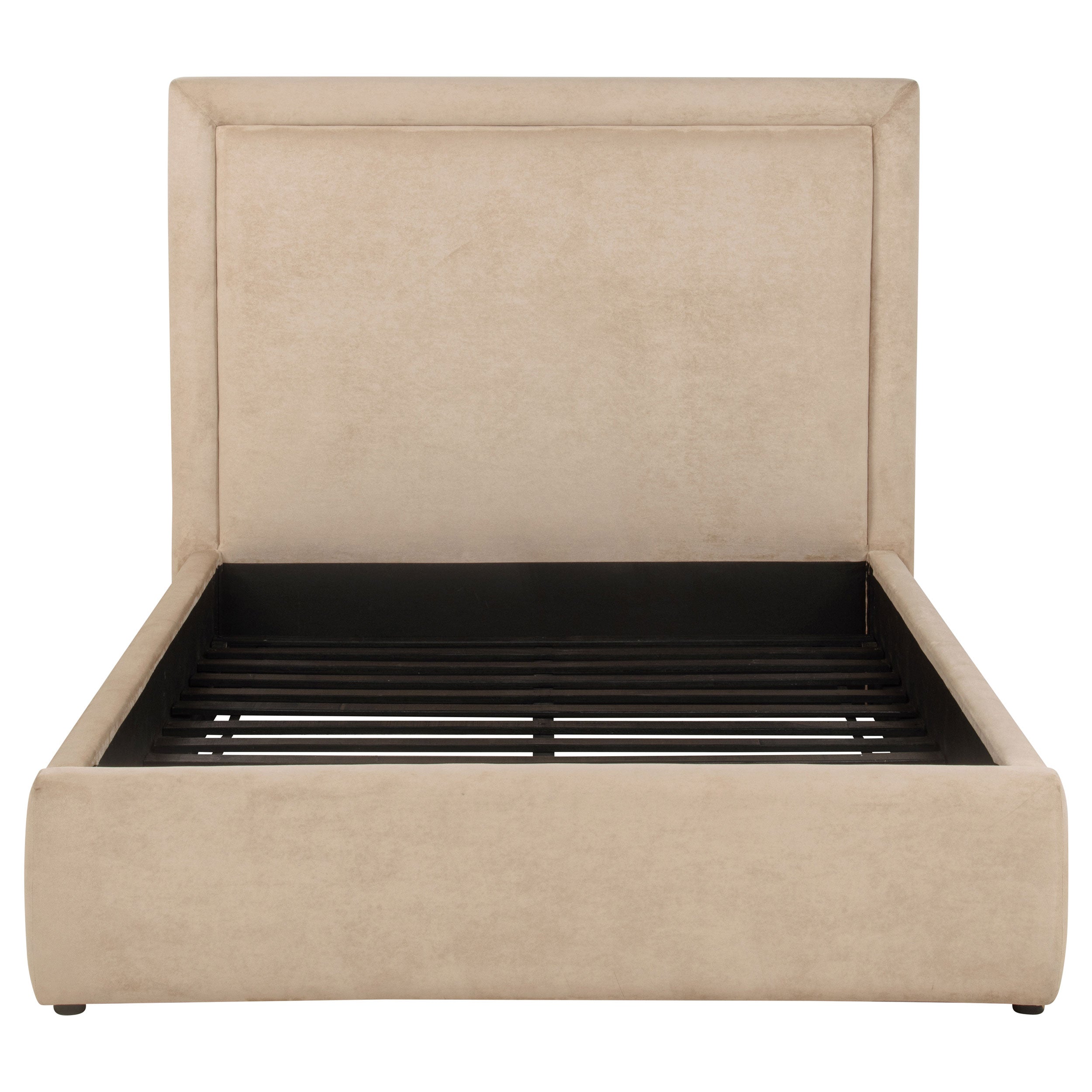 Lawson 54-inch Upholstered Full Platform Bed Light Saddle — view 4