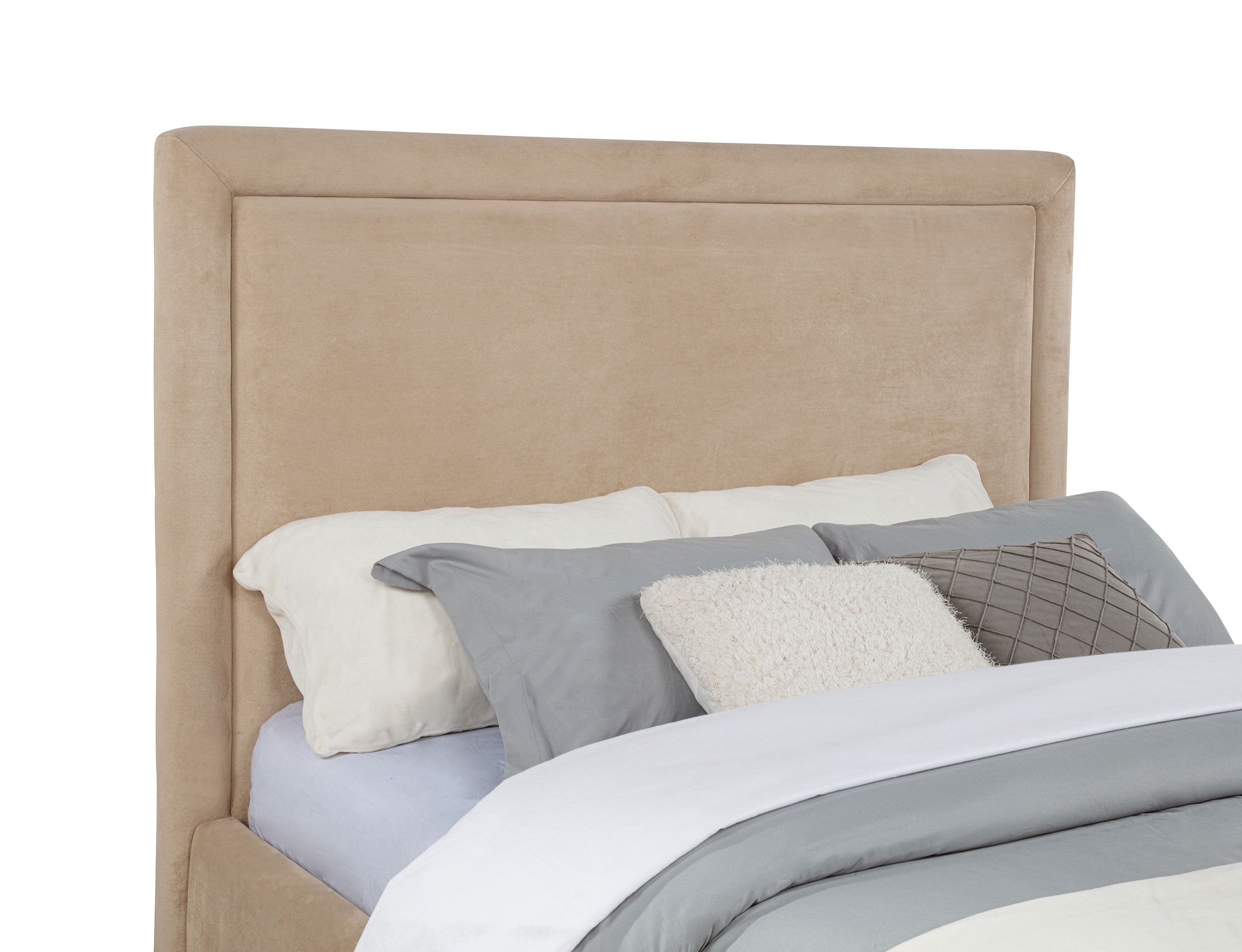 Lawson 54-inch Upholstered Queen Platform Bed Light Saddle — view 7