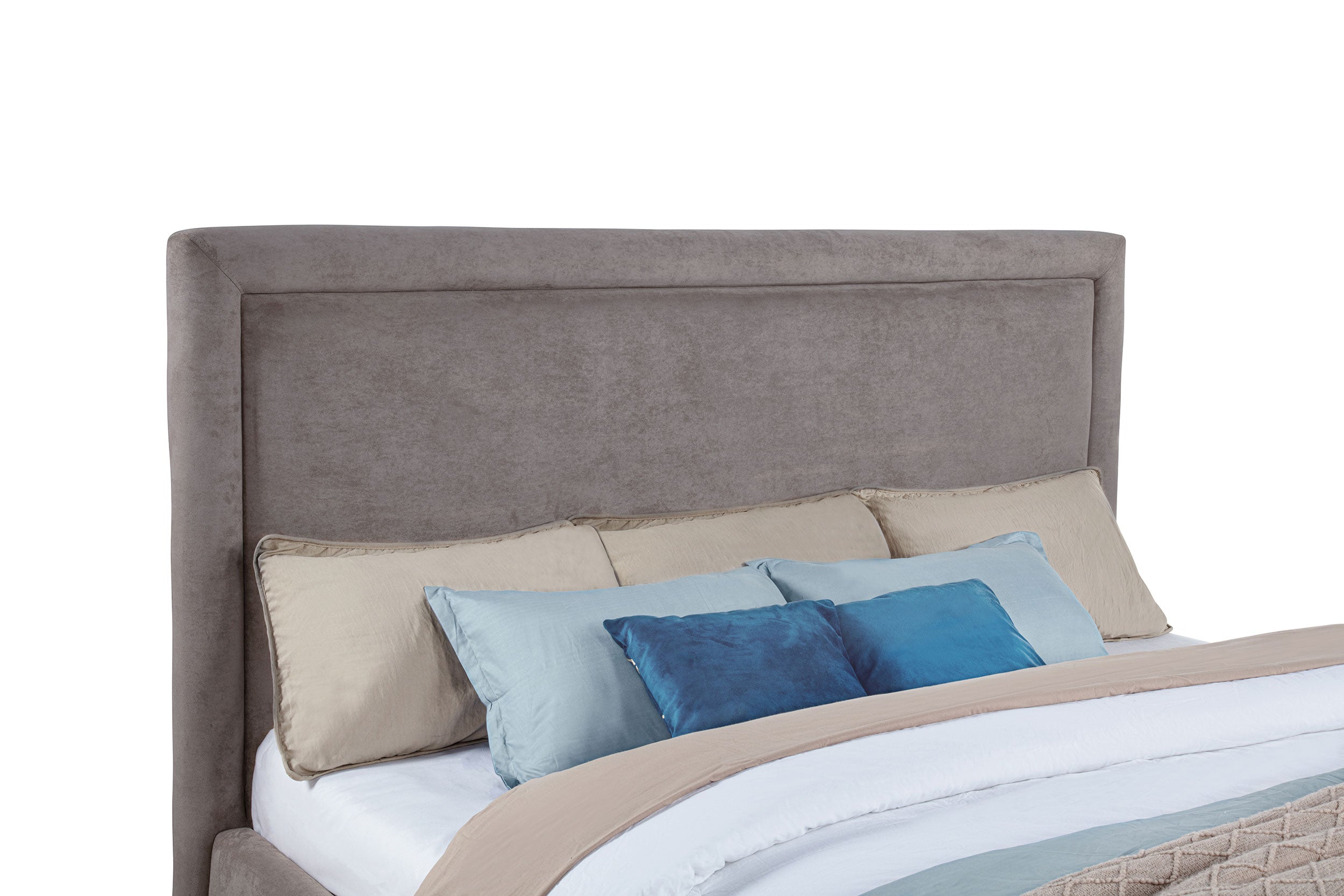 Lawson 54-inch Upholstered Eastern King Platform Bed Mushroom — view 7
